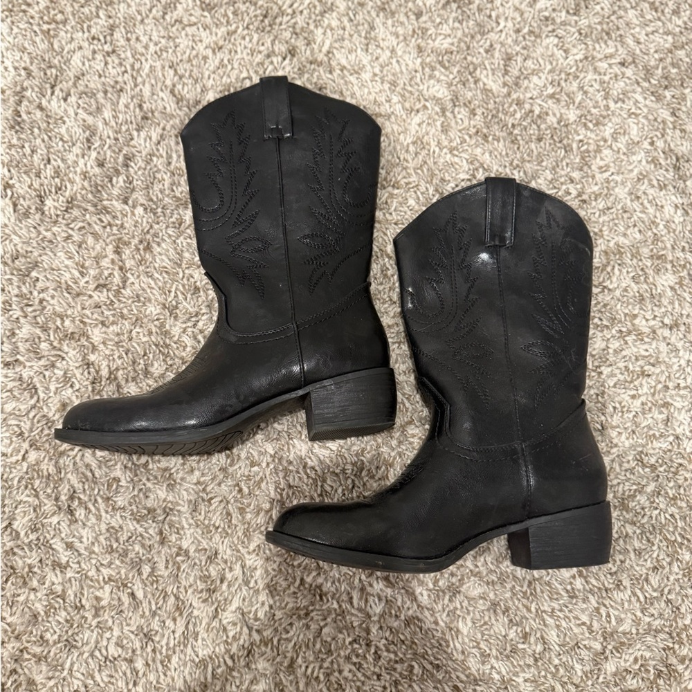 Black Western Cowboy Boots